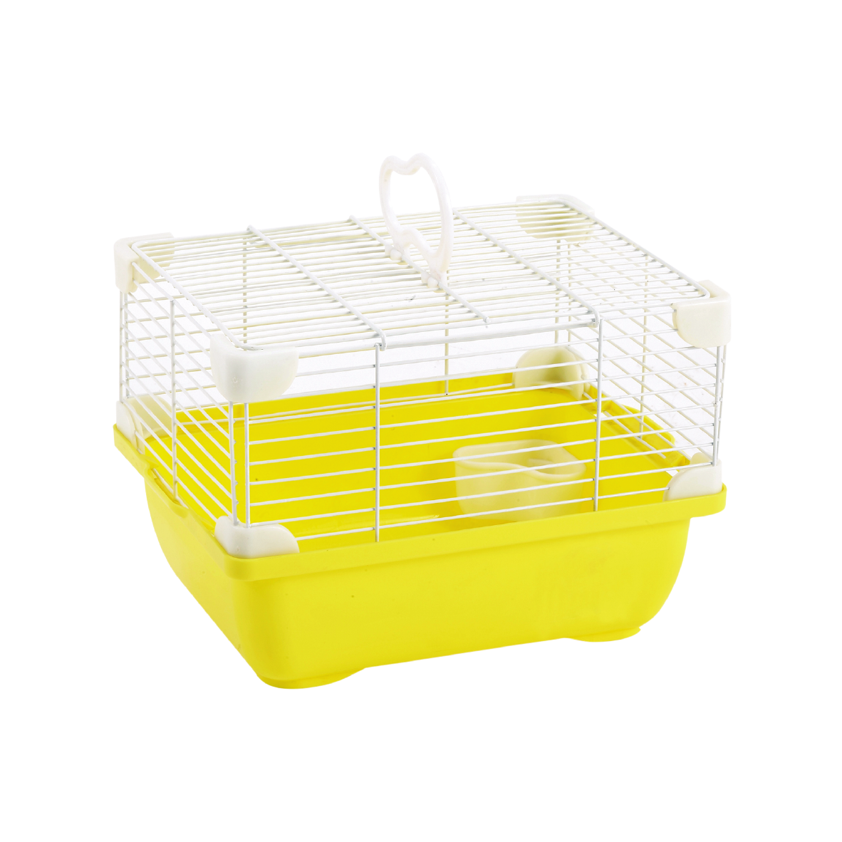 Jaula Plastica P/Hamster Sunny Hamster Land Importada (Amarillo) 24.0X18.3X16.0