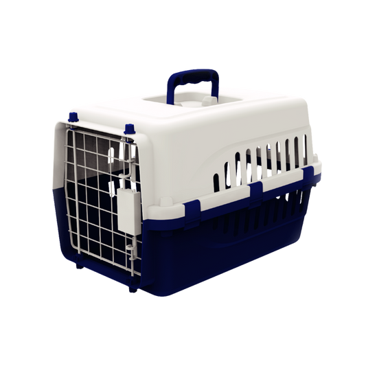 Transportadora Super Economica P/Mascotas Importada Puerta Metalica V/Colores 55X38.5X35.2Cm