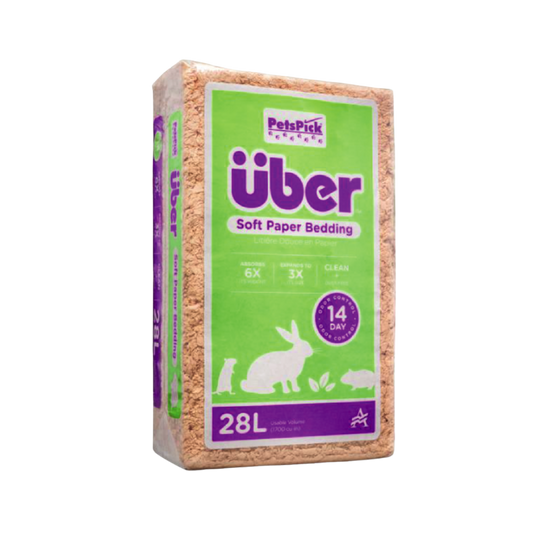 Über Natural Paper Bedding 28L