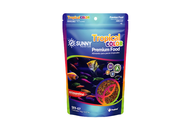 Alimento Sunny Importado Tropical Granulado Color Mix 90G (By Tropical)