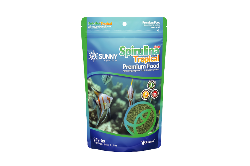 Alimento Sunny Importado Spirulina Tropical Granulado 90G (By Tropical)