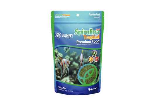 Alimento Sunny Importado Spirulina Tropical Granulado 90G (By Tropical)