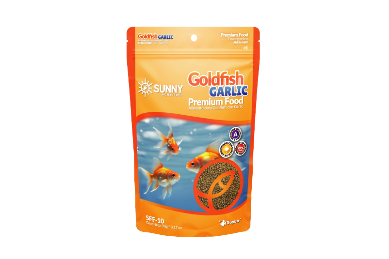 Alimento Sunny Importado Goldfish Garlic 90G (By Tropical)