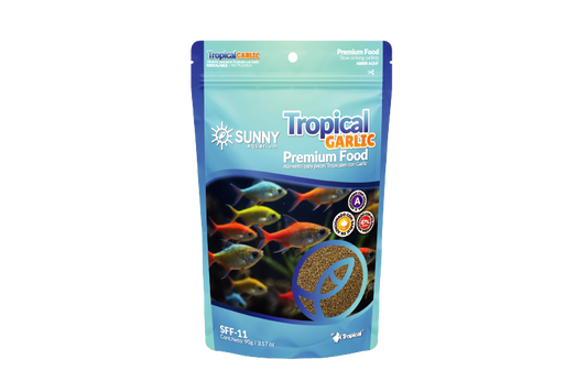 Alimento Sunny Importado Tropical Granulado Con Garlic 90G (By Tropical)