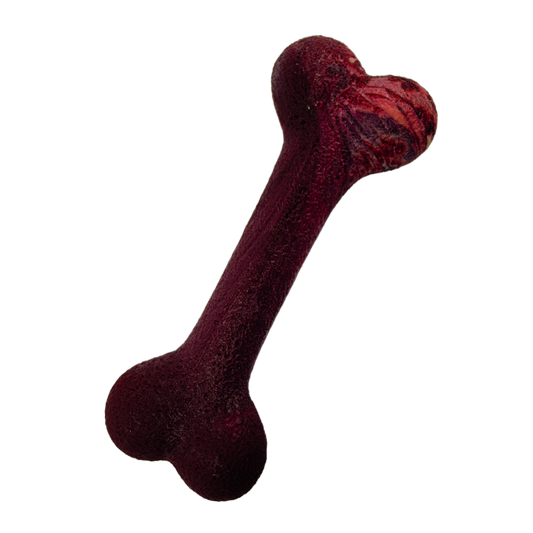 Rocky Chums Hueso De Nylon Extra Resist C/Sabor Tocino P/Perros De Mordida Agresiva 25.5Cm 369G