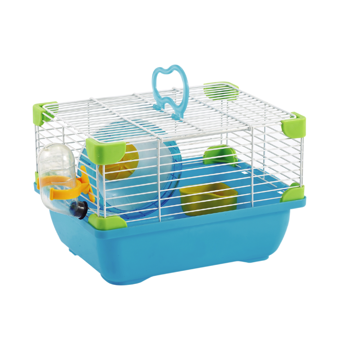 Jaula Plastica P/Hamster Sunny Hamster Land Importada (Azul) 24.0X18.3X16.0