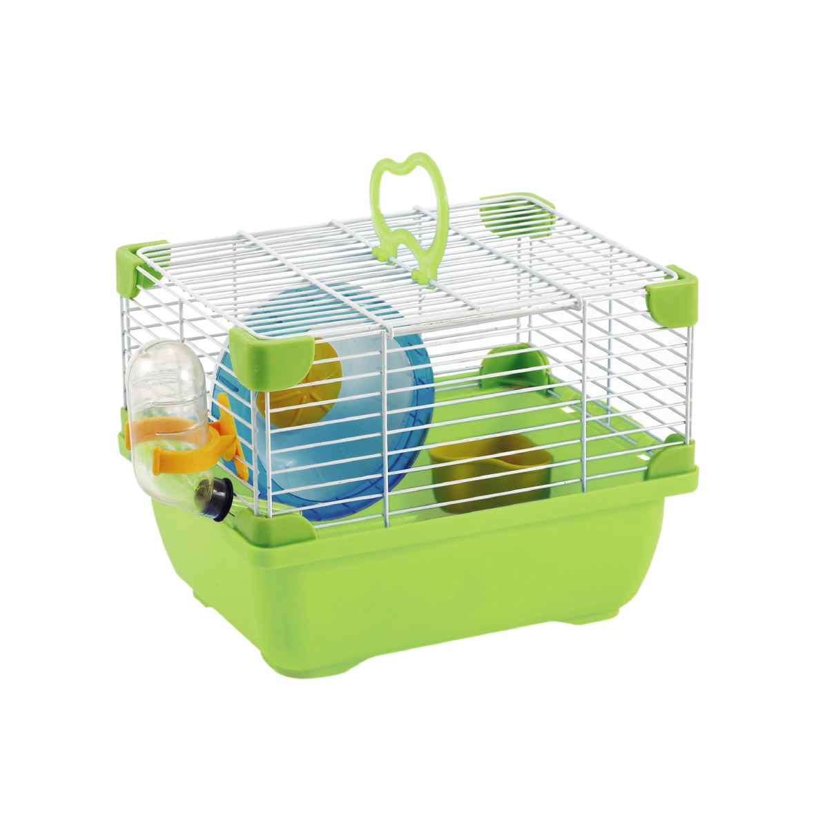Jaula Plastica P/Hamster Sunny Hamster Land Importada (Verde) 24.0X18.3X16.0