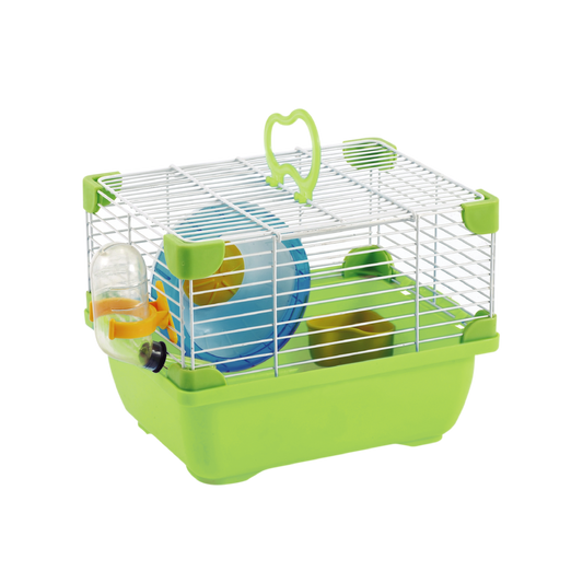 Jaula Plastica P/Hamster Sunny Hamster Land Importada (Verde) 24.0X18.3X16.0