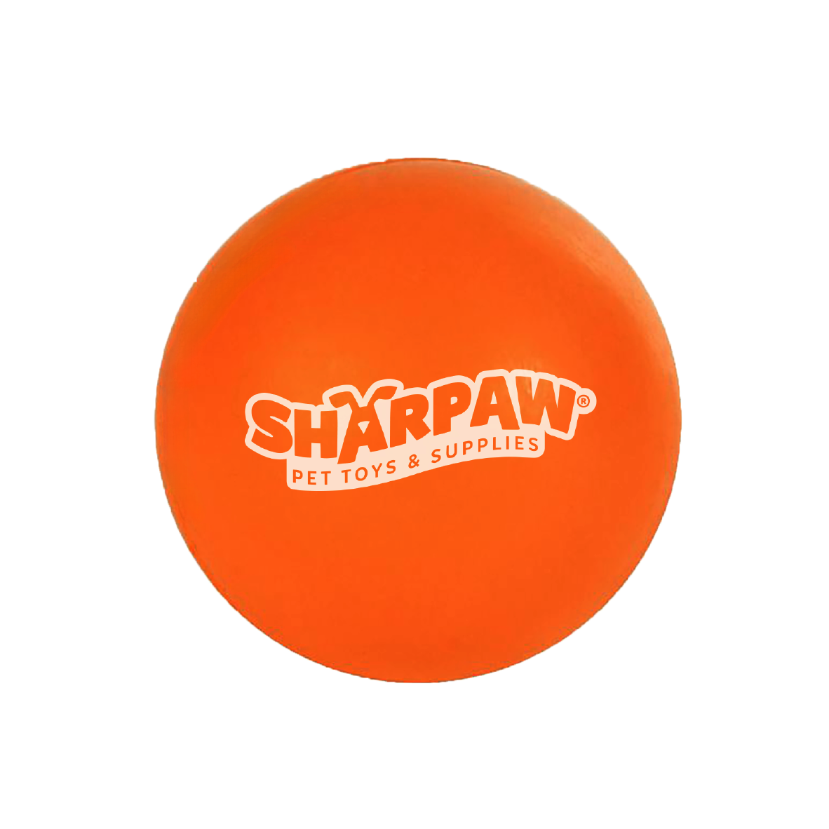 Rocky Chums Pelota Chica 2" De Caucho Solido Natural De Bote Irregular By Sharpaw