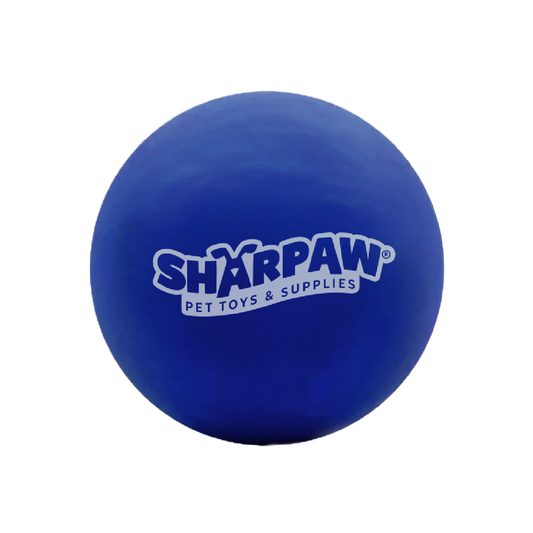 Rocky Chums Pelota Grande 3" De Caucho Solido Natural De Bote Irregular By Sharpaw