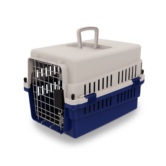 Transportadora Economica P/Perro Sunny Importada 1 Puerta 50 X 34 X 32Cm C/Tapete