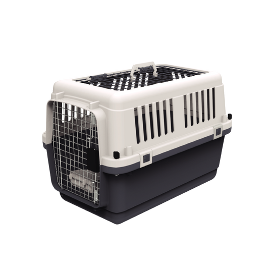 Transportadora Kennel Chica P/Perro Importada 2 Puertas 60.7X40X40.5