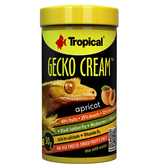 Alimento Tropical Gecko Cream Apricot 125G