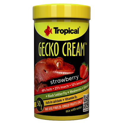 Alimento Tropical Gecko Cream Stawberry 125G