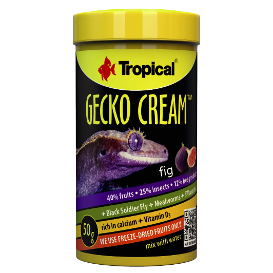 Alimento Tropical Gecko Cream Fig 125G