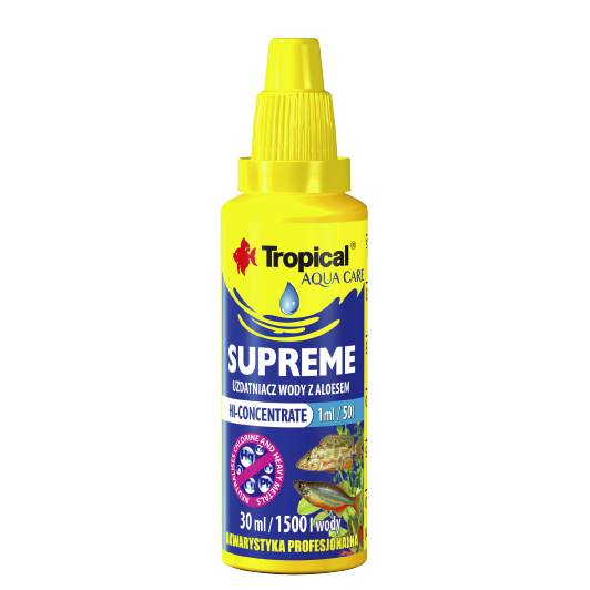 Supreme (Contiene Aloe Vera Para Proteger La Mucosa De Los Peces, Elimina El Cloro, Sales De Metales Pesado)