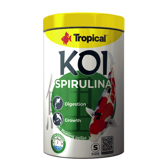 Alimento Tropical Koi Spirulina Pellet Size S 320G