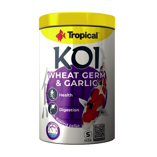 Alimento Tropical Koi Wheat Germ & Garlic Pellet Size S 320G