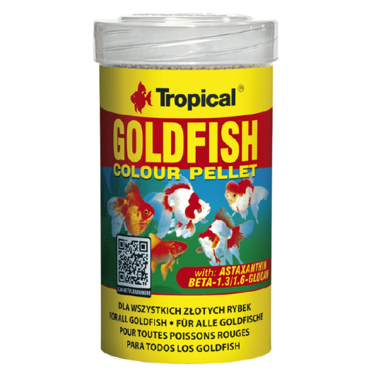 Alimento Tropical Goldfish Colour Pellet 36G