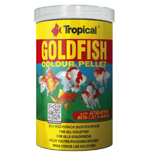 Alimento Tropical Goldfish Colour Pellet 360G