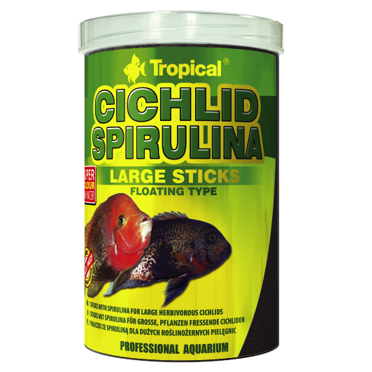 Alimento Tropical Cichlid Spirulina Large Sticks 300G