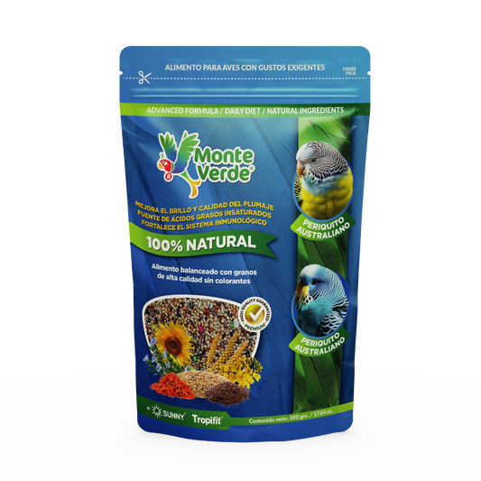 Alimento Importado Monte Verde Para Periquitos Australianos 500G (By Sunny-Tropifit)